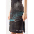 Jigsaw Blue Ocean Tide Jacquard Dress